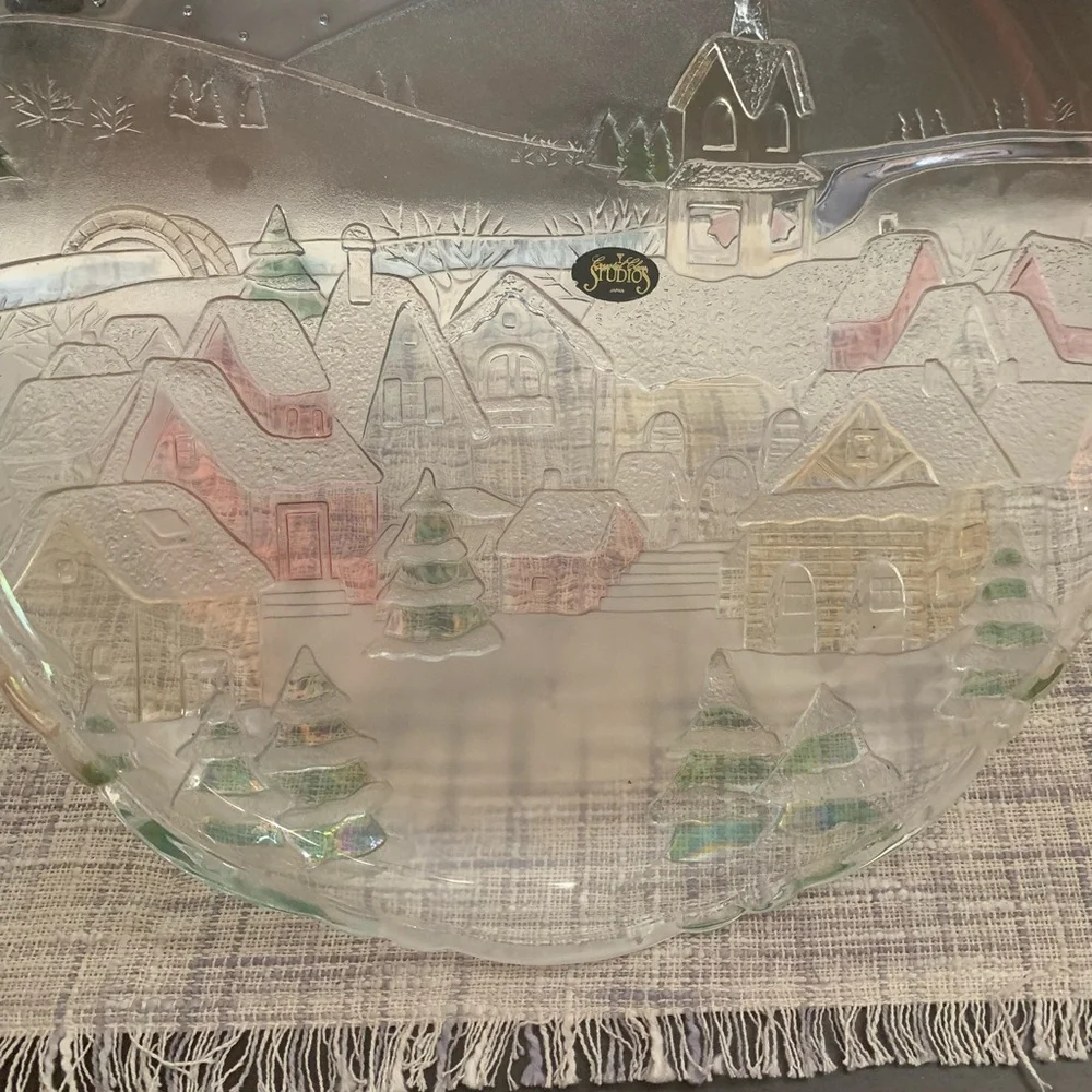 🎄CRYSTAL CLEAR STUDIO PLATTER⭐